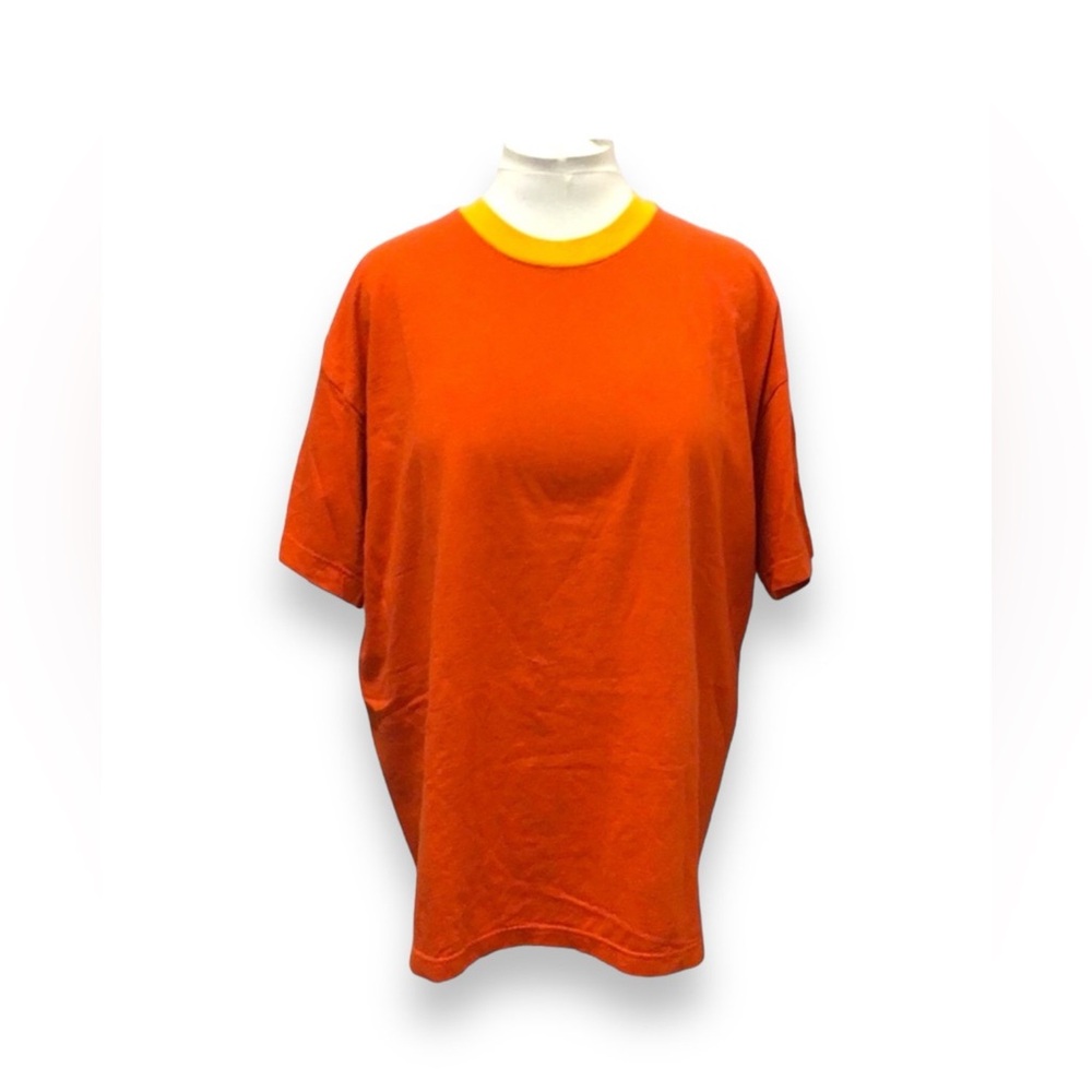 Simply for Sports Mens Short Sleeve Crew Neck Tee, Orange, size XL